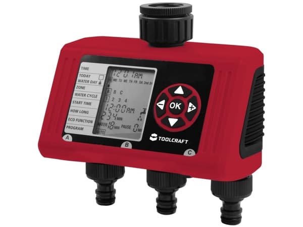 TOOLCRAFT Easy Trio 2302366 Vandingscomputer Batteridrevet