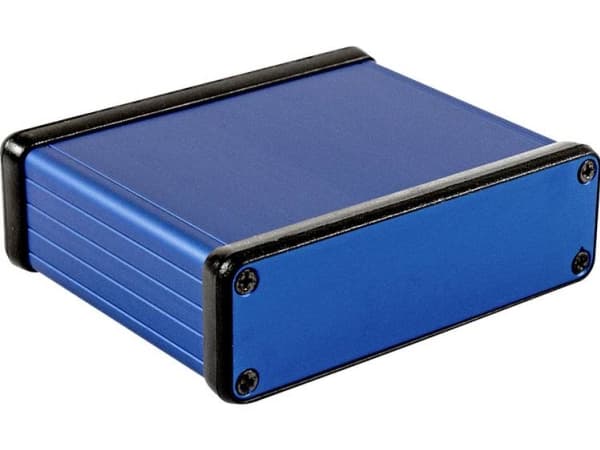Hammond Electronics 1455L801BU Universalkabinet 80 x 103 x 31 Aluminium Ekstruderet Blå (elokseret) 1 stk