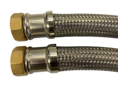 Neoperl EPDM DN32 11/4x11/4 - 1000m med fläta av rostfritt stål 11/4 öppning x 11/4 öppning 1000mm