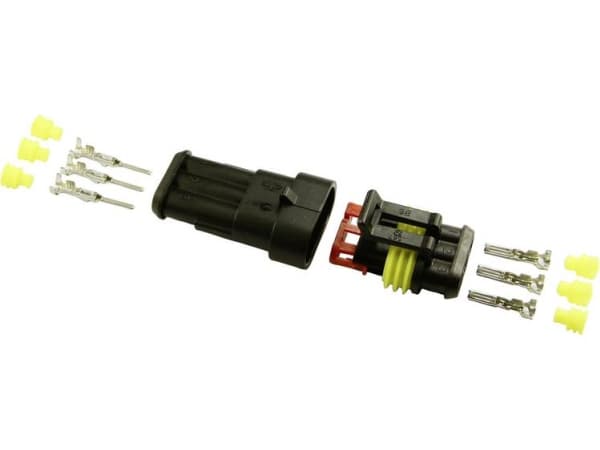 BAAS Superseal-sarja AMP-Superseal 1,5 mm Sarja Napojen kokonaismäärä 3 Ristikoko: 6 mm ES13 1 kpl