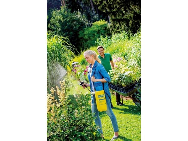 GLORIA Prima 5, Håndbasert sprøytepistol, 7 l, 5 l, Blå, Gult, Plast, Messing