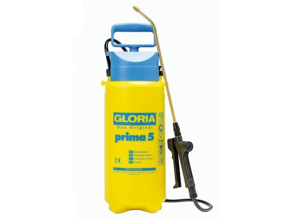 GLORIA Prima 5, Håndbasert sprøytepistol, 7 l, 5 l, Blå, Gult, Plast, Messing