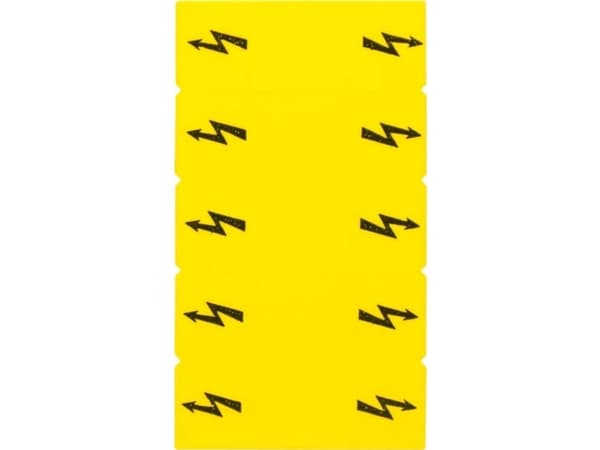 Siemens 8WH90645BA06 Betegnelsesskilt Gul 50 stk