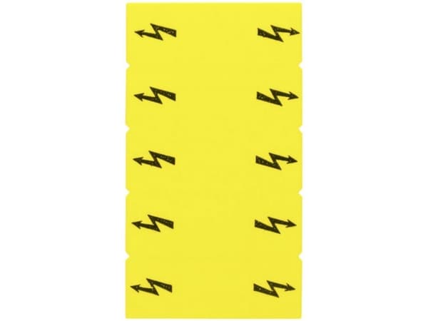 Siemens 8WH90645BA06 Betegnelsesskilt Gul 50 stk