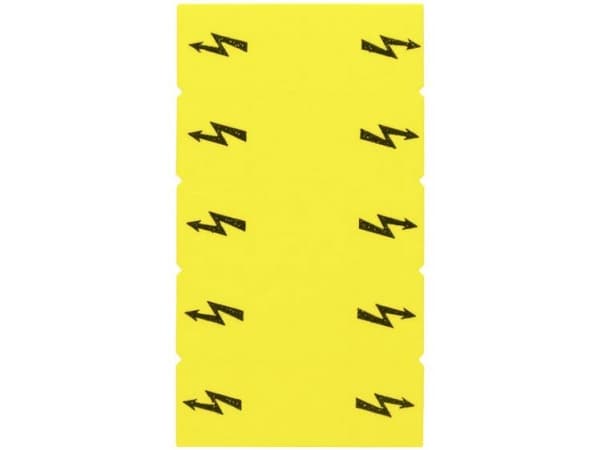 Siemens 8WH90645BA06 Betegnelsesskilt Gul 50 stk