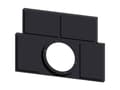 Miniatyrbild 3 av 5: Siemens 3SU1900-0BS10-0AA0 Skiltebærer (B x H) 27 mm x 17.5 mm Sort 10 stk
