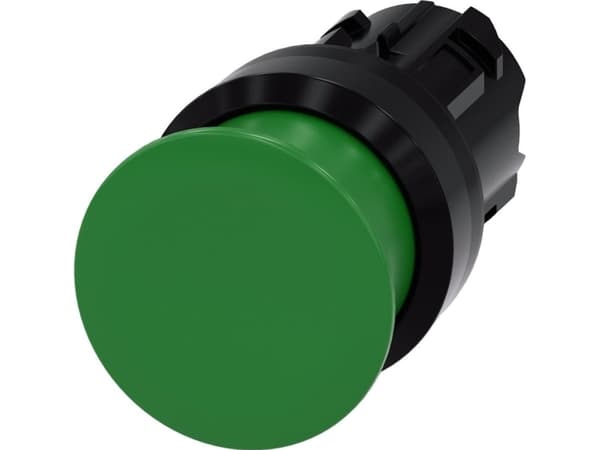 Siemens 3SU1000-1AD40-0AA0 Tryckknapp Frontring plast Knapp Svart, Grön 1 st