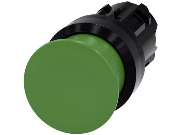 Siemens 3SU1000-1AD40-0AA0 Tryckknapp Frontring plast Knapp Svart, Grön 1 st