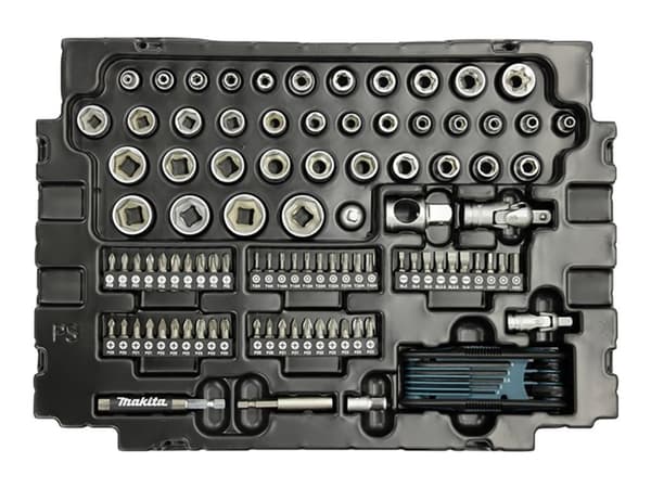 Makita - Verktygskit - 120 delar - i fodral