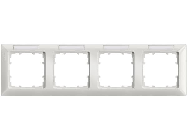 Siemens 5TG25530, Titaani, Valkoinen, Muovi, Ruuviton, 222 mm, 80 mm, 1 kpl