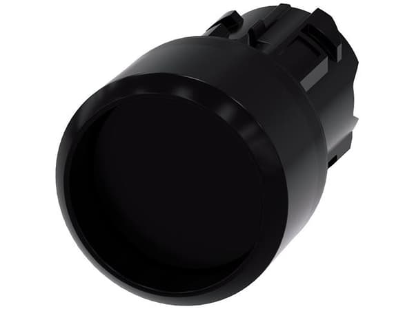 Siemens 3SU10000CB100AA0 3SU1000-0CB10-0AA0 Trykknap Frontring plastic, Rund Knap Sort 1 stk