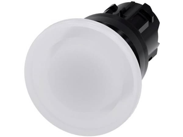 Siemens 3SU10011BD600AA0 3SU1001-1BD60-0AA0 Painike Eturengas muovipainike Musta, valkoinen 1 kpl