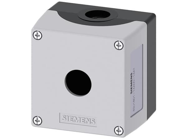Siemens 3SU1801-1AA00-1AA1 Kaappi Etuasennukseen, neliö (L x S x K) 68 x 85 x 85 mm Harmaa 1 kpl