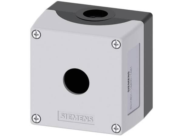 Siemens 3SU1801-1AA00-1AA1 Kaappi Etuasennukseen, neliö (L x S x K) 68 x 85 x 85 mm Harmaa 1 kpl