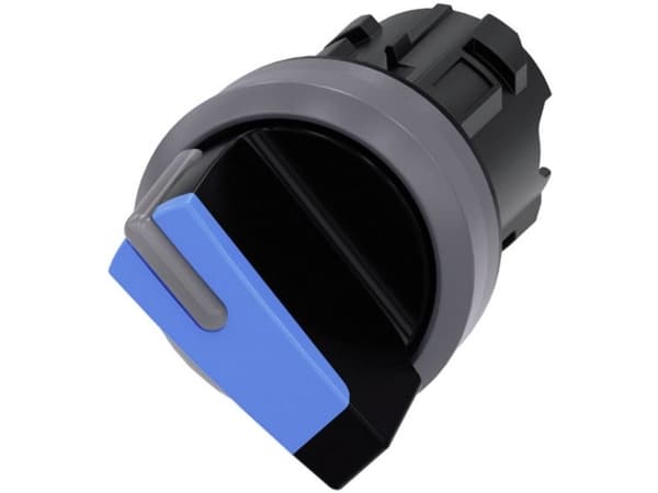 Siemens vaihtokytkin 22mm, pyöreä, sininen 3SU1032-2BC (3SU10322BC500AA0)