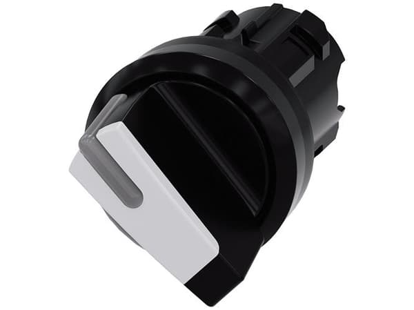 Siemens 3SU1002-2BC60-0AA0, Muovi, Musta, Valkoinen, 23 g, 30 mm, 28 mm, 52 mm
