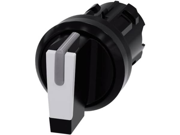 Siemens 3SU1002-2BL60-0AA0 Vridkontakt Frontring plast Svart, vit 2 x 45 ° 1 st