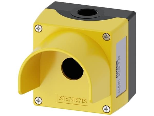 Siemens 3SU1851-0AA00-0AC2 Tyhjä kotelo suojakauluksella, maahan kiinnitettäväksi (L x S x K) 89,4 x 85 x 112,5 mm 1 kpl 1 kpl