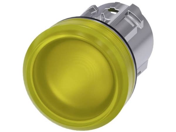 Merkkivalopää 22mm keltainen metalli IP69k Sirius ACT 3SU1051-6AA30-0AA0