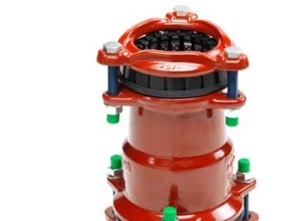 Kobling red. 392-433x352-393mm - trækfast. A4-EPDM. MultiJoint 3107+