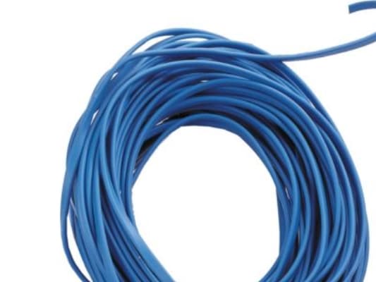Færdigstøbt dykkabel 4X1,4mm2 med stik Inkl. kabelbindere, 25 meter