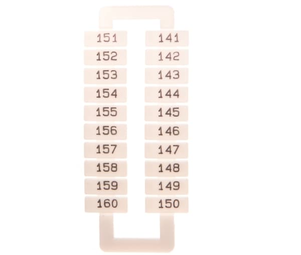 EM GROUP Marker for EURO connectors 2,5-70mm2/141-160/(43192)