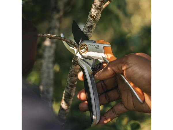 Fiskars Plus P531, Ohisyöttö, Alumiini, Musta, Oranssi, Terästä, Musta/Ruostumaton teräs, 210 mm