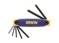 Miniatyrbilde 1 av 3: IRWIN T10767, Sammenleggbare torx-nøkler, T10,T15,T20,T25,T27,T30,T40,T9, Svart, Blå, Gult, Kromvanadiumstål, Plastikk, Plastikk