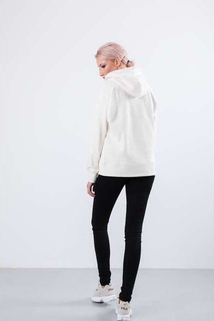 Levi`s GRAPHIC SPORT HOODIE 0001 SPORTSWEAR HOODIE MARSHMALLOW - XS - damskie - Krämowy/beżowy