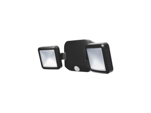 Osram Batteri LED, Utendørs spotbelysning, Sort, Akrylnitril-butadienstyren, IP54, III, Veggmontering