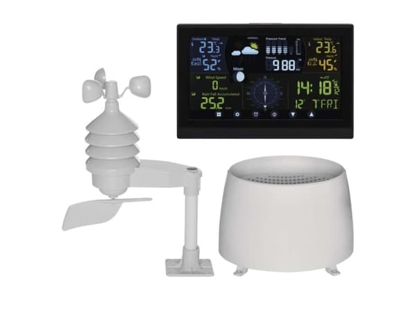 Emos E6016, Sort, Høydemåler, Anemometer (vindhastighet), Inne Barometer, Inne Termometer, Barometer, Hygrometer, Termometer, Barometer, Hygrometer,