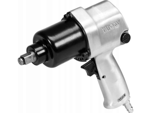 Yato YT-09528, Pneumatisk spärrnyckel, Silver, Gjuten aluminium, 1/2", 6000 RPM, 1000 nm