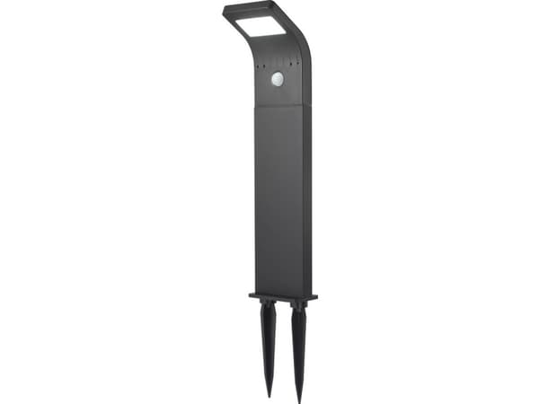 Sygonix SY-4677494 LED-udendørs standerbelysning med bevægelsessensor LED (RGB) 1.2 W Sort