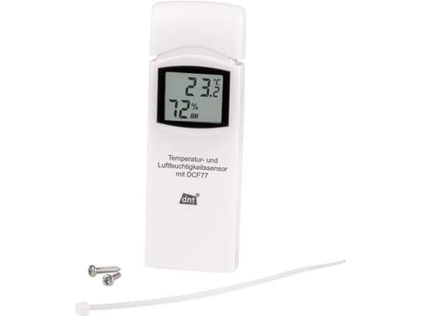 DNT DNT000005, Barometri ulkokäyttöön, Kosteusmittari ulkokäyttöön, 10 - 99%, 1%, -40 - 60 °C, 0,1 °C, 868 MHz