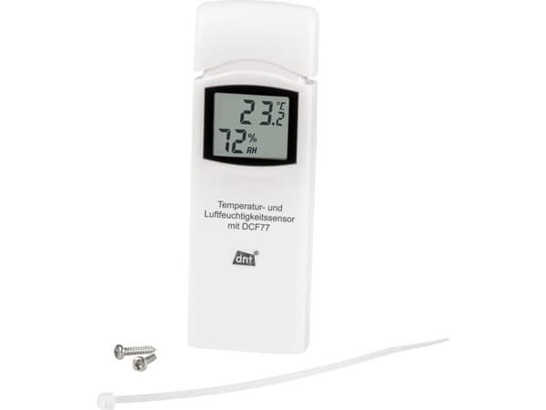 DNT DNT000005, Barometri ulkokäyttöön, Kosteusmittari ulkokäyttöön, 10 - 99%, 1%, -40 - 60 °C, 0,1 °C, 868 MHz