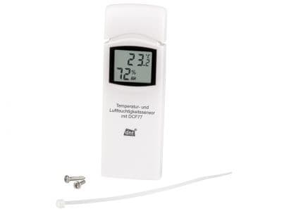 DNT DNT000005, Barometri ulkokäyttöön, Kosteusmittari ulkokäyttöön, 10 - 99%, 1%, -40 - 60 °C, 0,1 °C, 868 MHz
