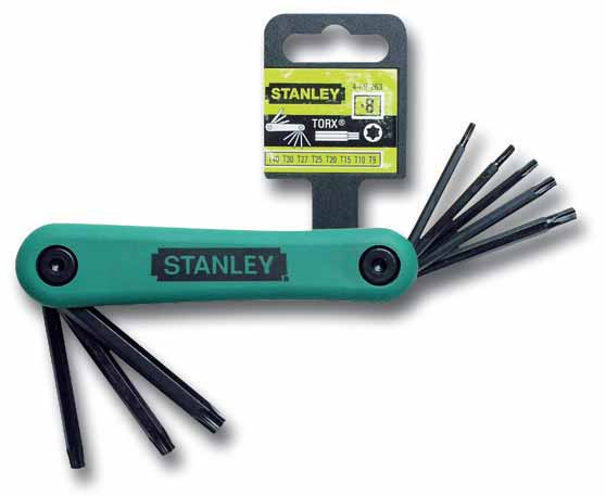 Stanley 4-69-263, 8 stykker, 46 mm, 117 mm, 33 mm, 130 g, 8 stykker