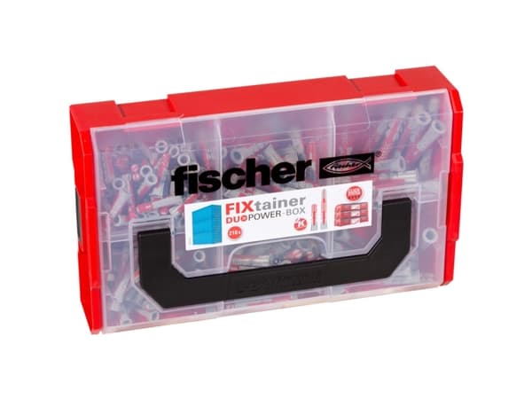 Fischer FIXtainer - DUOPOWER Rawlplugsortiment 541105 210 st