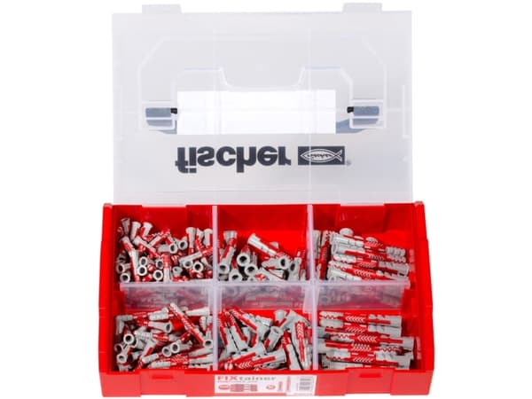 Fischer FIXtainer - DUOPOWER Rawlplugsortiment 541105 210 st