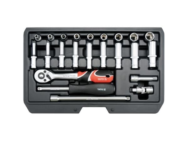 YATO NØKKEL 1/4" 23 stk. 14451