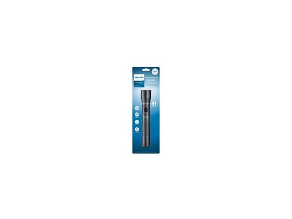 Philips SFL7002T/10, Painikkeellinen taskulamppu, Musta, IPX4, LED, AA, Alkali