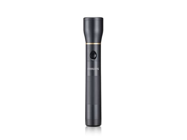 Philips SFL7002T/10, Painikkeellinen taskulamppu, Musta, IPX4, LED, AA, Alkali musta