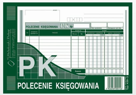 Michalczyk &amp; Prokop Bokföringsinstruktioner A5 80 ark (439-3)