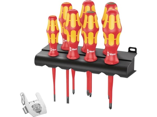 Wera Kraftform VDE/7 Heavy Metal 2 - Ruuvimeisselisarja - 7 kpl - eristetty