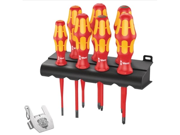 Wera Kraftform VDE/7 Heavy Metal 2 - Ruuvimeisselisarja - 7 kpl - eristetty