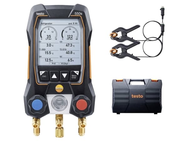 testo 550s Basis Set Kølemiddel-måleapparat