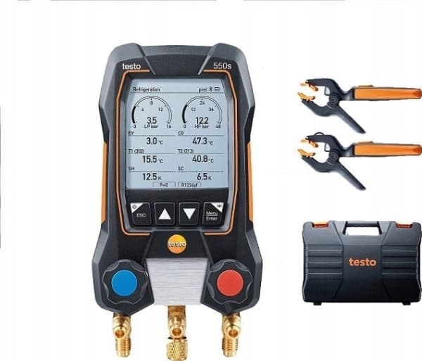 testo 550s Basis Set Kølemiddel-måleapparat