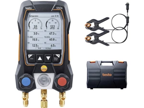 testo 550s Basis Set Kølemiddel-måleapparat