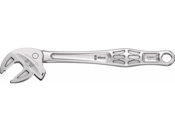 Wera 6004 Joker XL, Sort, Skralle, 19,20,21,22,23,24 mm, Tsjekkisk Republikk, 256 mm, 1,6 cm