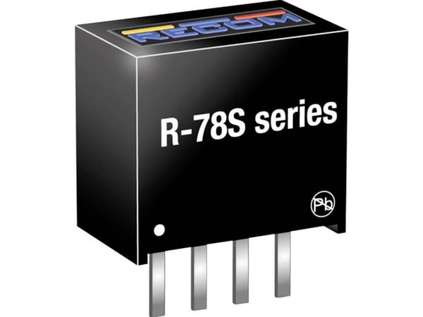 RECOM R-78S3.6-0.1 DC/DC-omvandlare, tryck 100 mA Antal utgångar: 1 x
